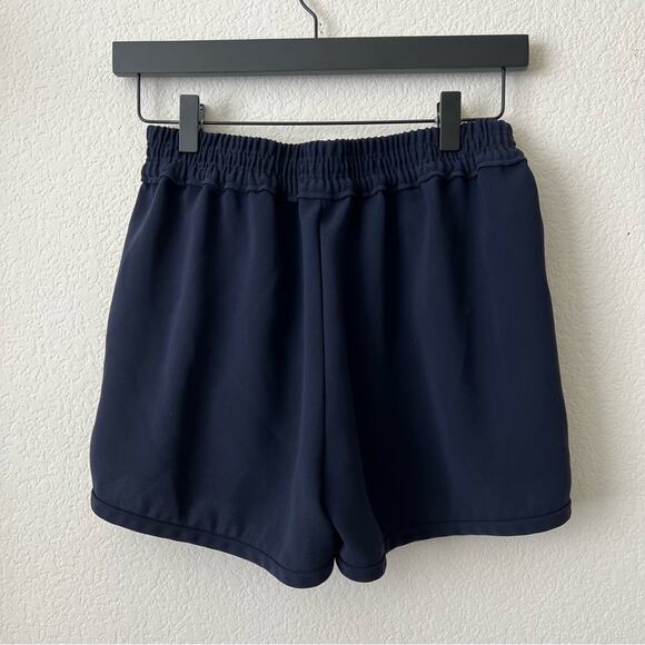 J Crew Crepe Pull-On Shorts Navy Blue Pockets B8690 - Picture 4 of 8
